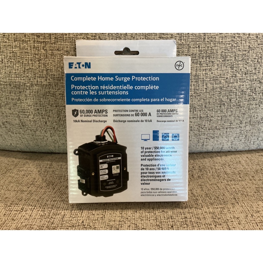 Eaton CHSPT2SURGE10 Surgetrap Type 2 Home Surge Protection 36kA 120/240V New